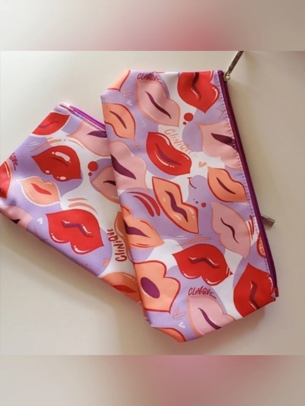 Set Of 2 Clinique Cosmetic Bags